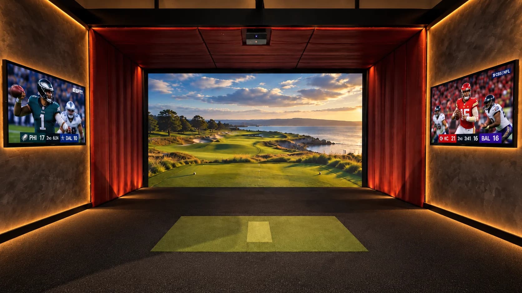 Let It Rip private golf simulator facility